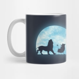 A walk with friends in the moonlight Mug